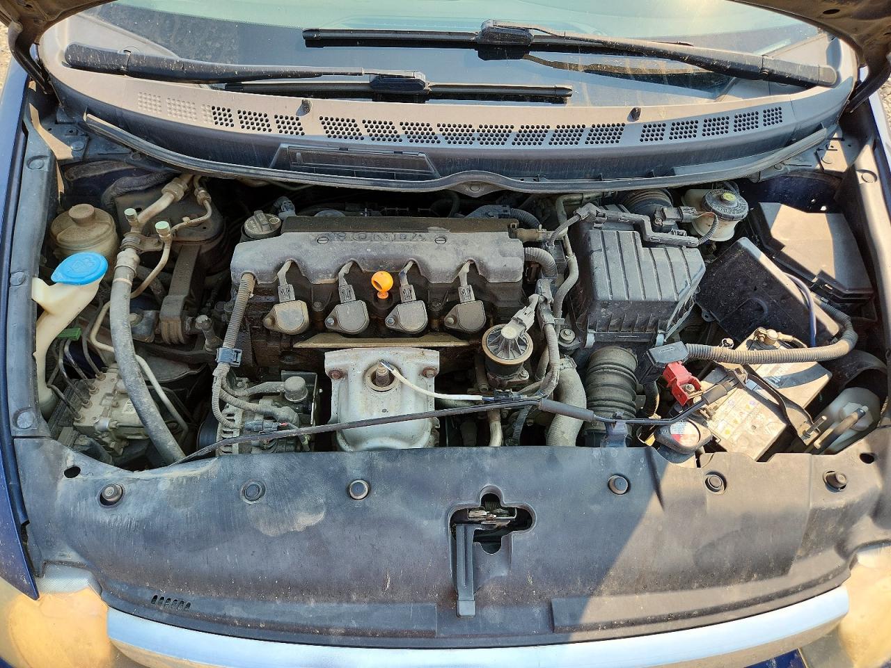2008 Honda Civic Lx Blue vin: 1HGFA16508L088558