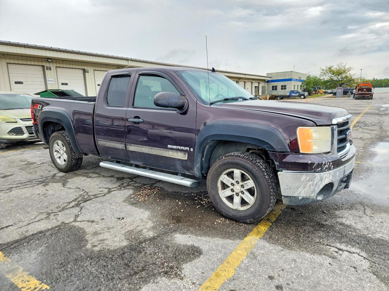 2008 Gmc Sierra K1500 Purple vin: 1GTEK19098Z306503
