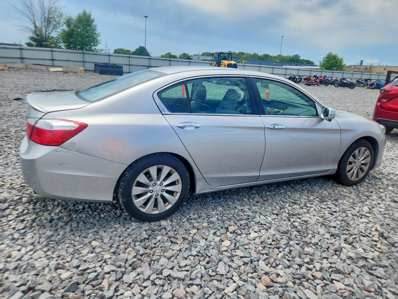 2014 Honda Accord Ex Silver vin: 1HGCR2F78EA185310