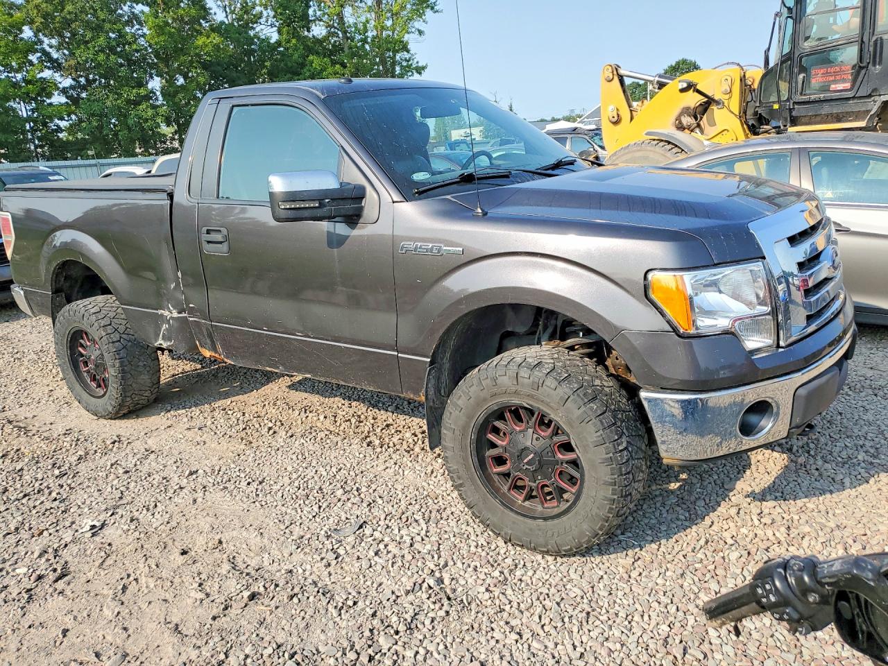 2009 Ford F150 Gray vin: 1FTRF14839KC43895