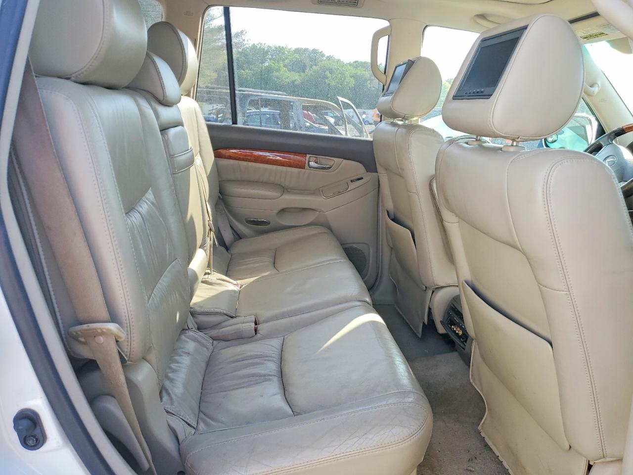 2005 Lexus Gx 470 White vin: JTJBT20X550083292