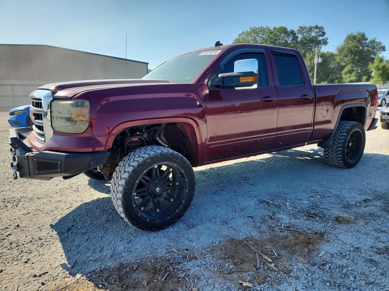 2014 Gmc Sierra K1500 Sle Red vin: 1GTV2UECXEZ261472