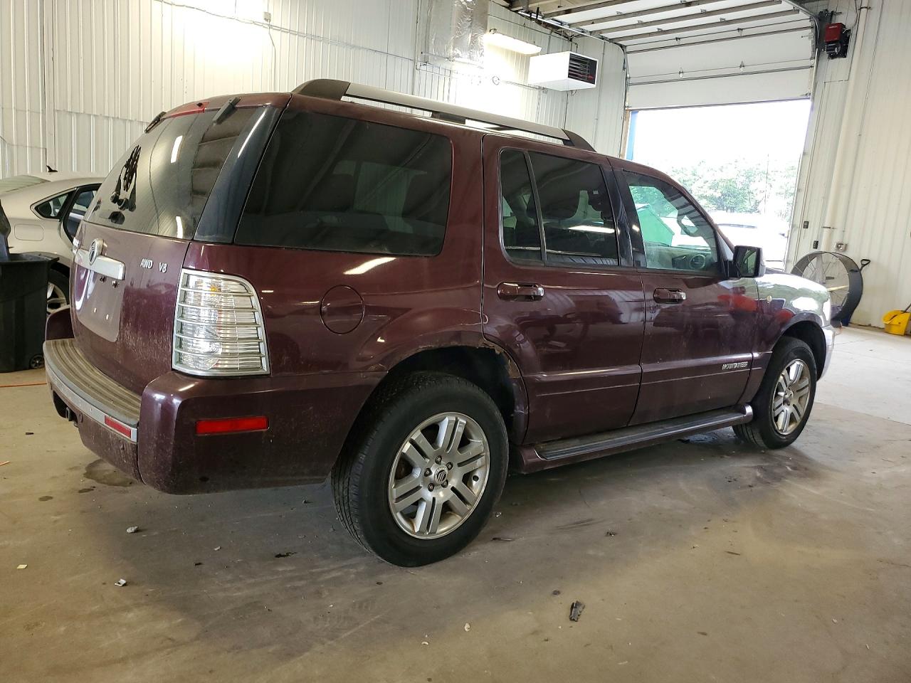 2007 Mercury Mountaineer Premier Maroon vin: 4M2EU48817UJ16025
