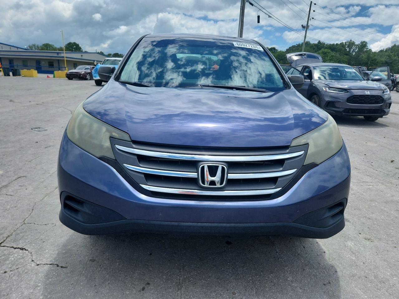 2014 Honda Cr-v Lx Blue vin: 3CZRM3H34EG701469