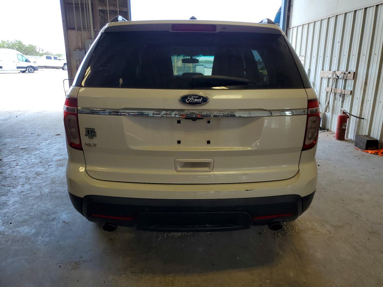 2012 Ford Explorer Xlt White vin: 1FMHK7D83CGA20272