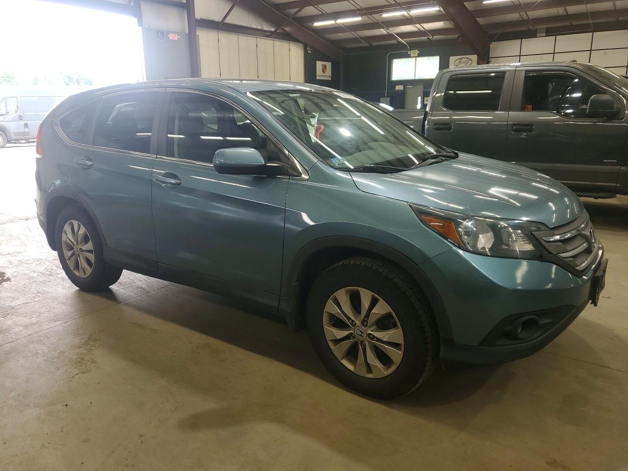 2013 Honda Cr-v Ex Teal vin: 5J6RM4H57DL032347