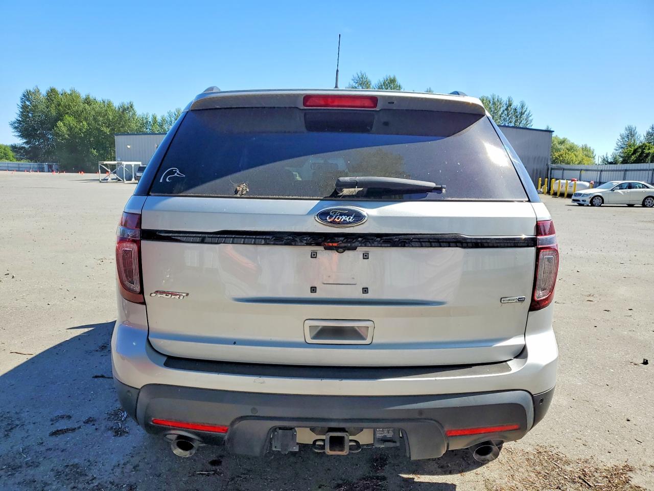 2015 Ford Explorer Sport Silver vin: 1FM5K8GT6FGA77756