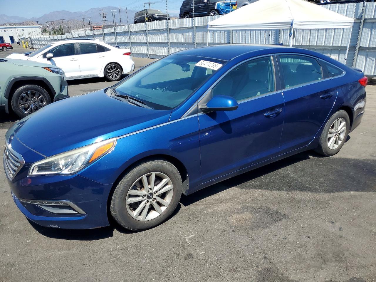 2015 Hyundai Sonata Se Blue vin: 5NPE24AF8FH019885
