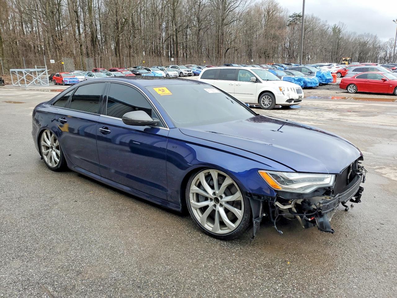 2013 Audi S6 Blue vin: WAUF2AFC4DN089105