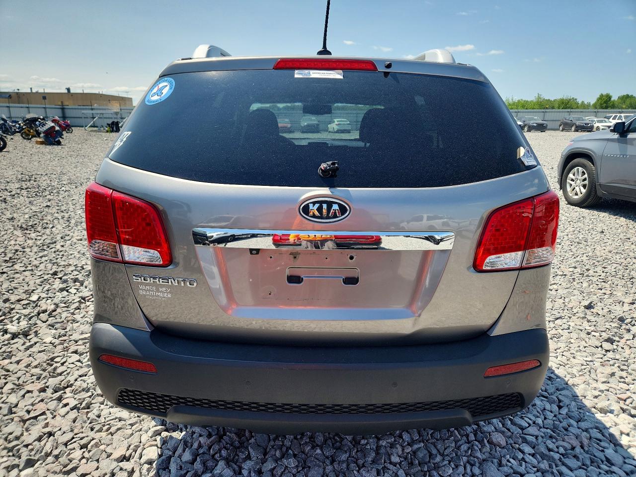 2011 Kia Sorento Lx Gray vin: 5XYKT4A14BG087445