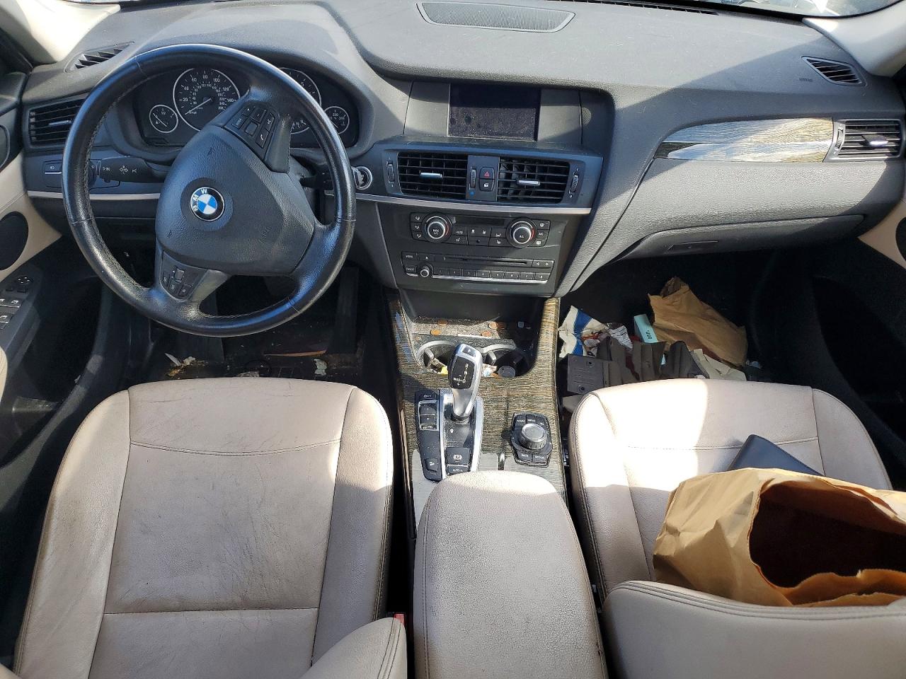 2013 Bmw X3 Xdrive28i White vin: 5UXWX9C56D0A25297