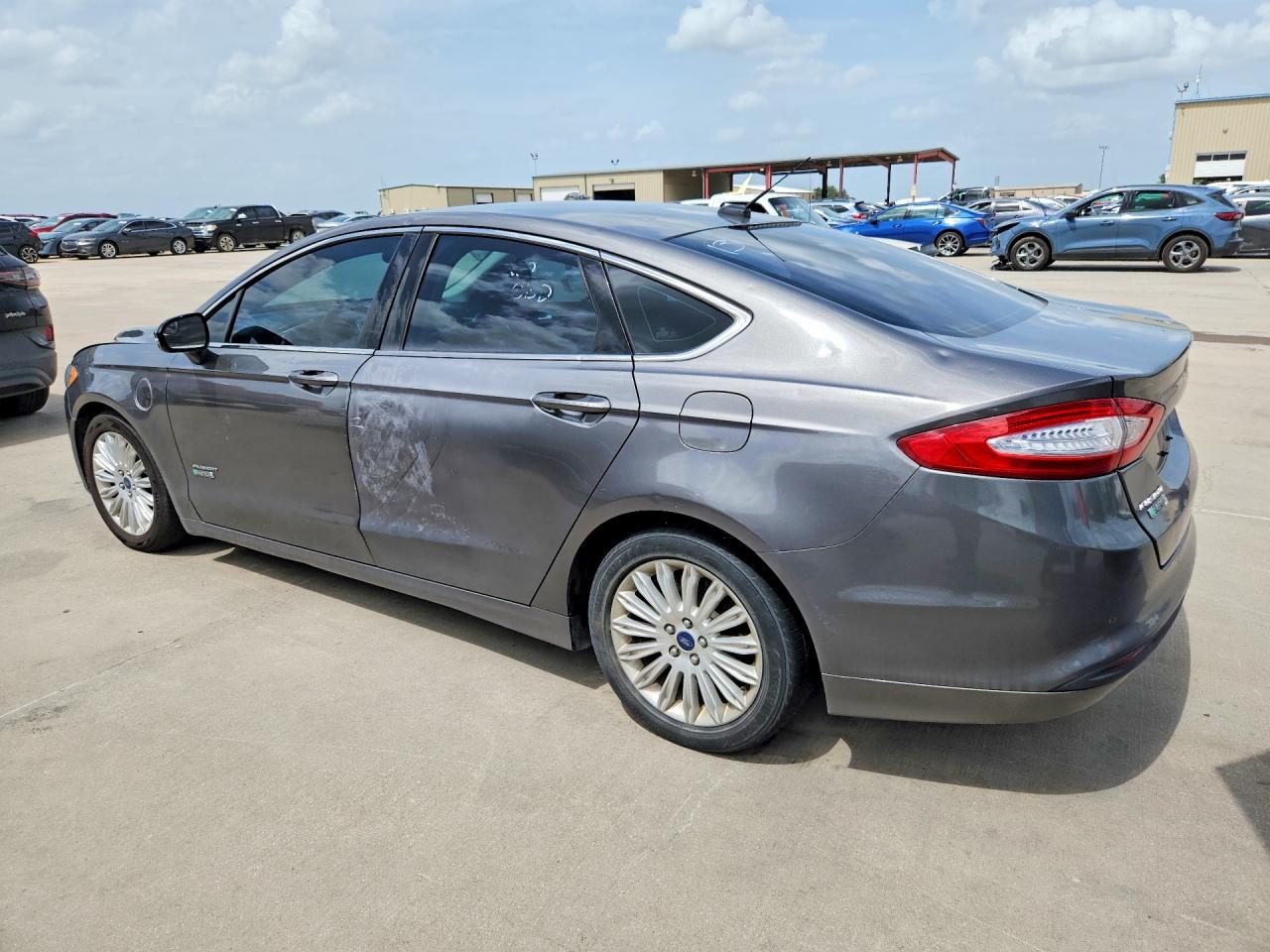 2013 Ford Fusion Se Phev Серый vin: 3FA6P0PU5DR234970