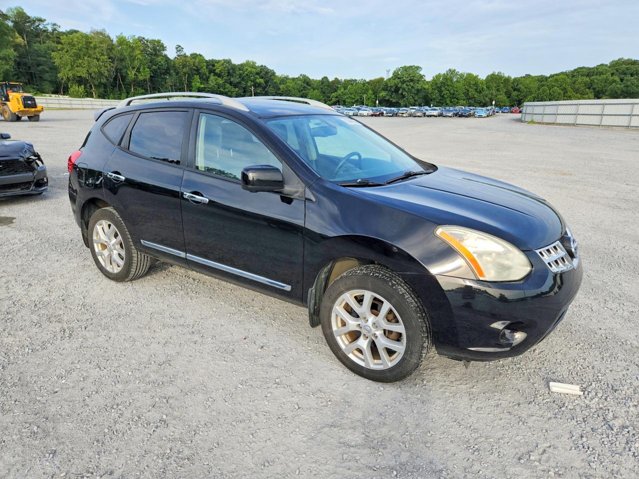2013 Nissan Rogue S Black vin: JN8AS5MV5DW653836