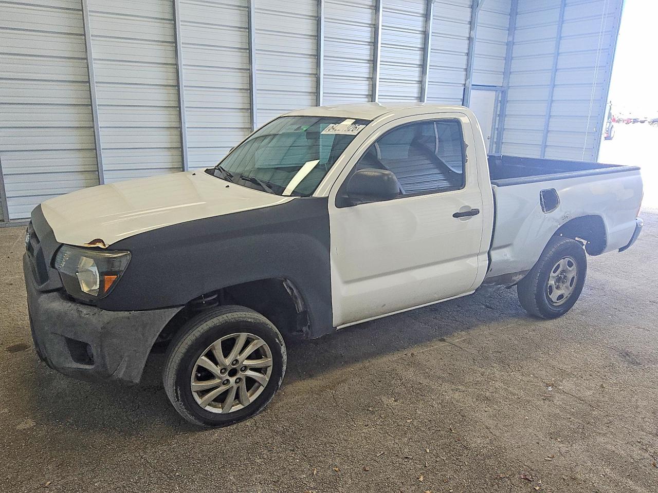 2014 Toyota Tacoma Base Белый vin: 5TFNX4CN8EX041183