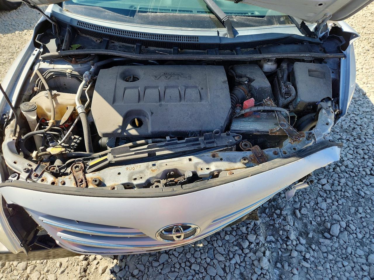 2013 Toyota Corolla Le Silver vin: 2T1BU4EEXDC097342