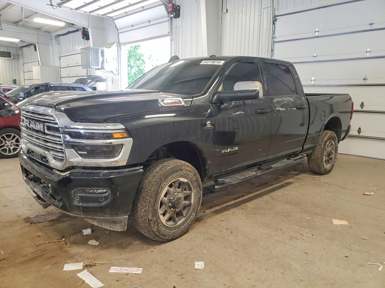 2025 Ram 2500 Laramie Черный vin: 3C6UR5FLXSG530651
