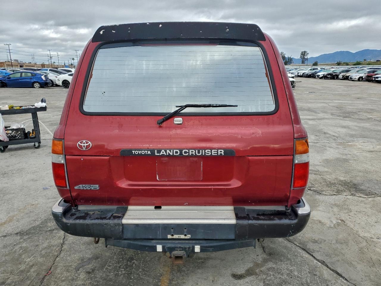1993 Toyota Land Cruiser Dj81 Burgundy vin: JT3DJ81W3P0032925