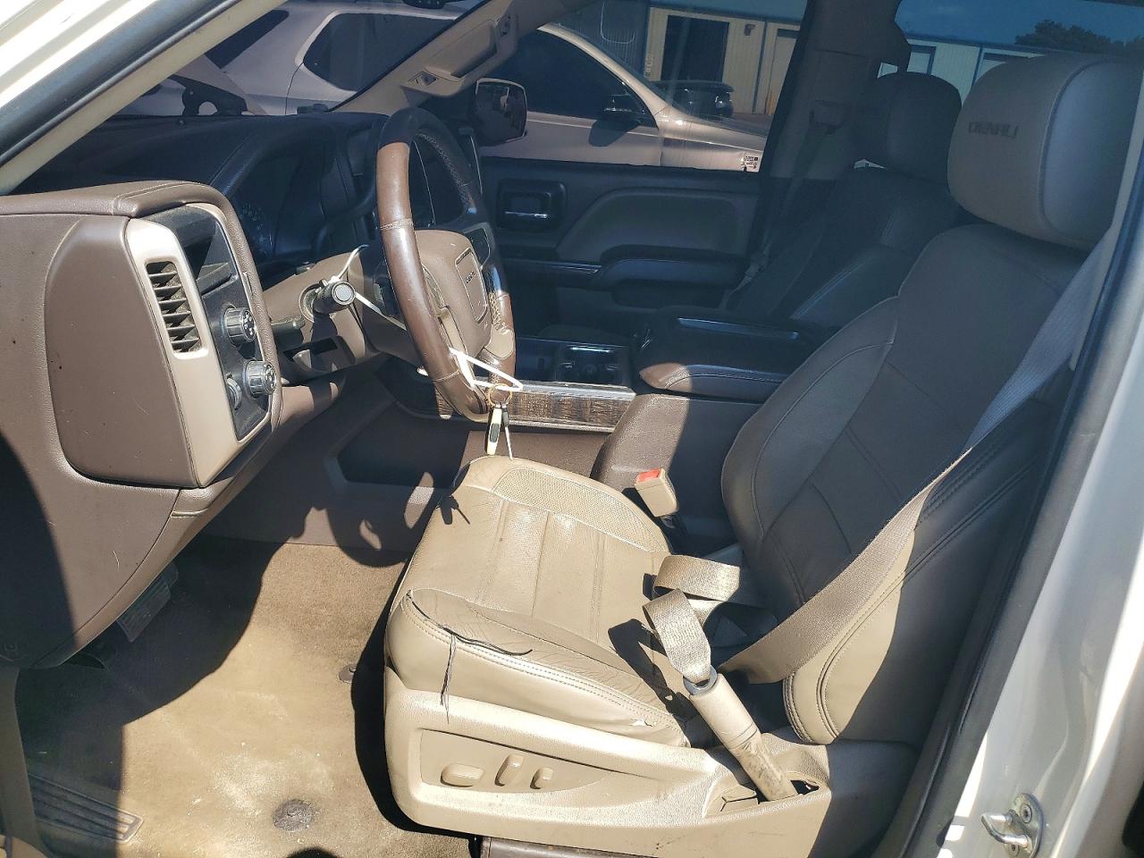 2014 Gmc Sierra K1500 Denali White vin: 3GTU2WEC8EG411084