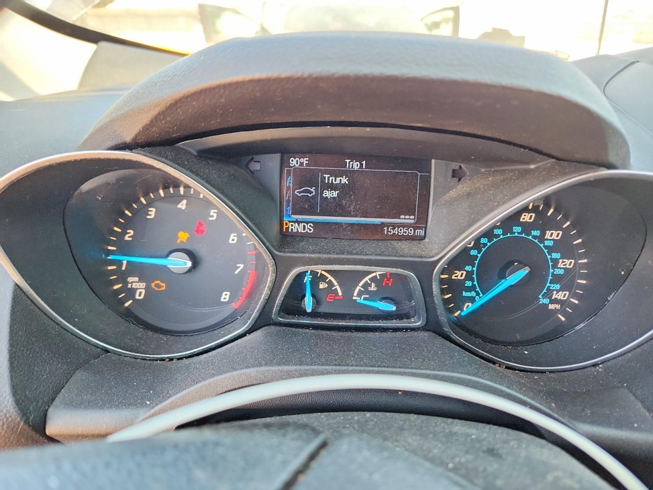2015 Ford Escape Se Gray vin: 1FMCU9GX4FUA54004