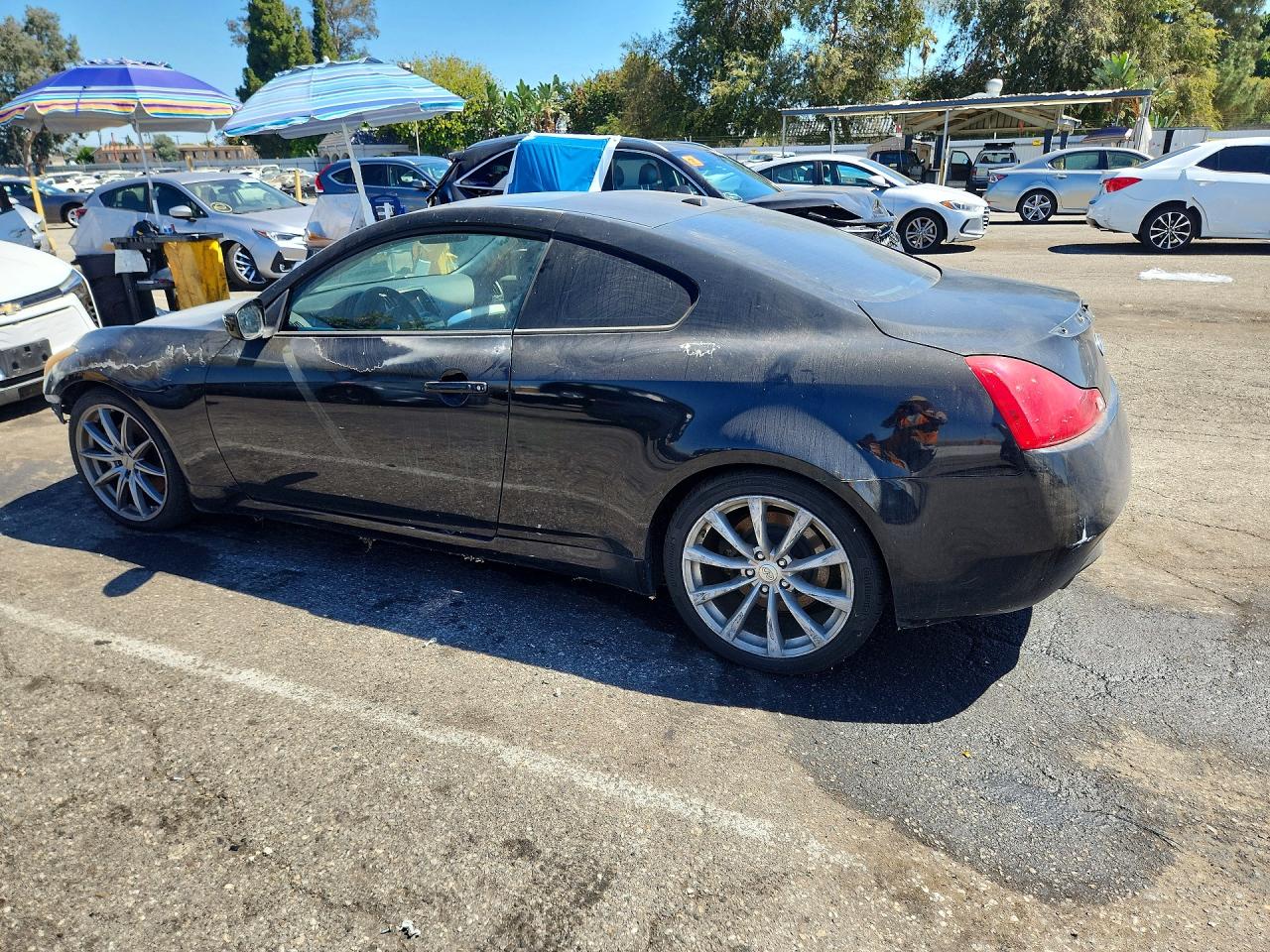 2008 Infiniti G37 Base Black vin: JNKCV64E68M119990