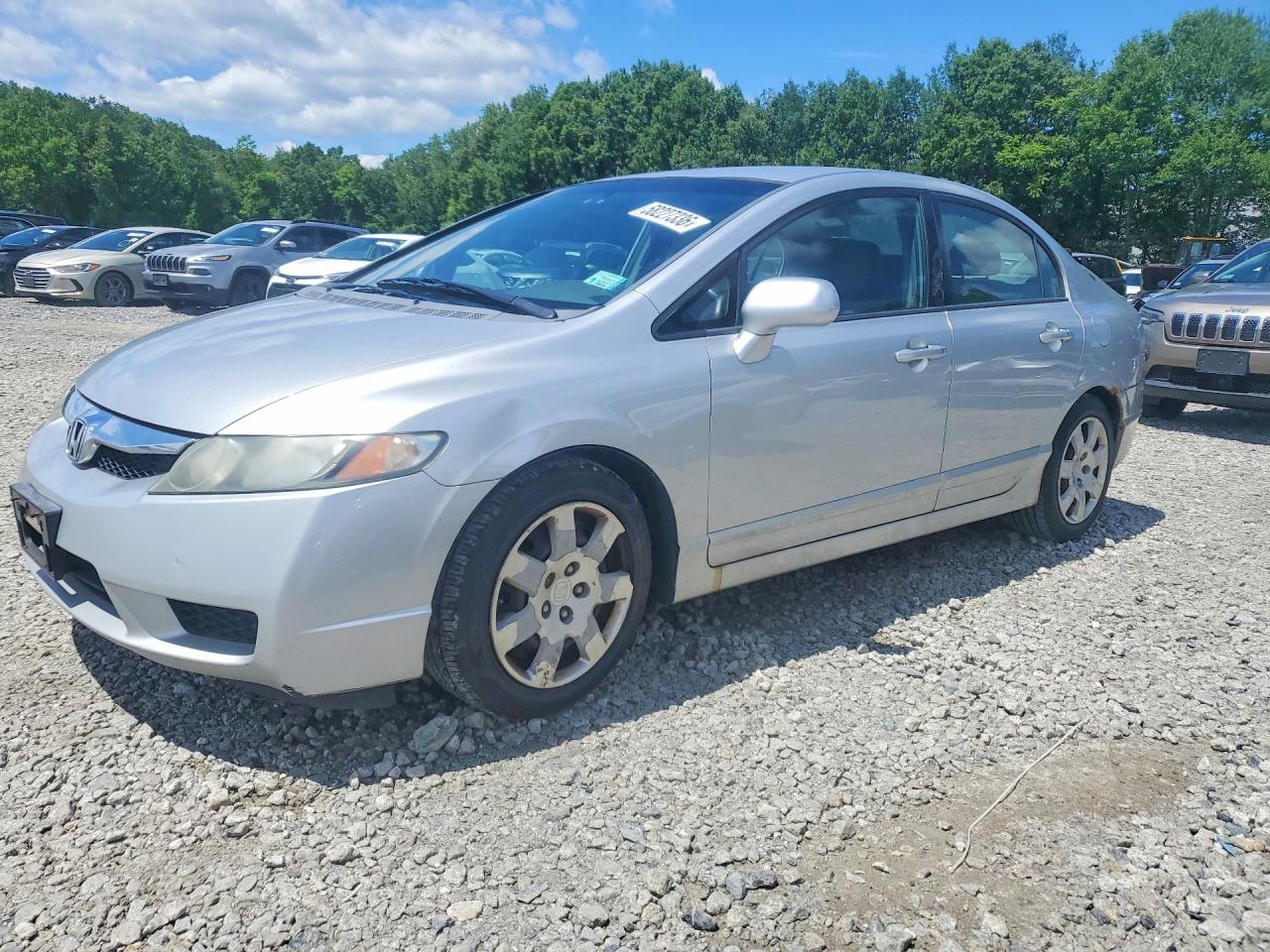 2010 Honda Civic Lx Silver vin: 2HGFA1F52AH317065