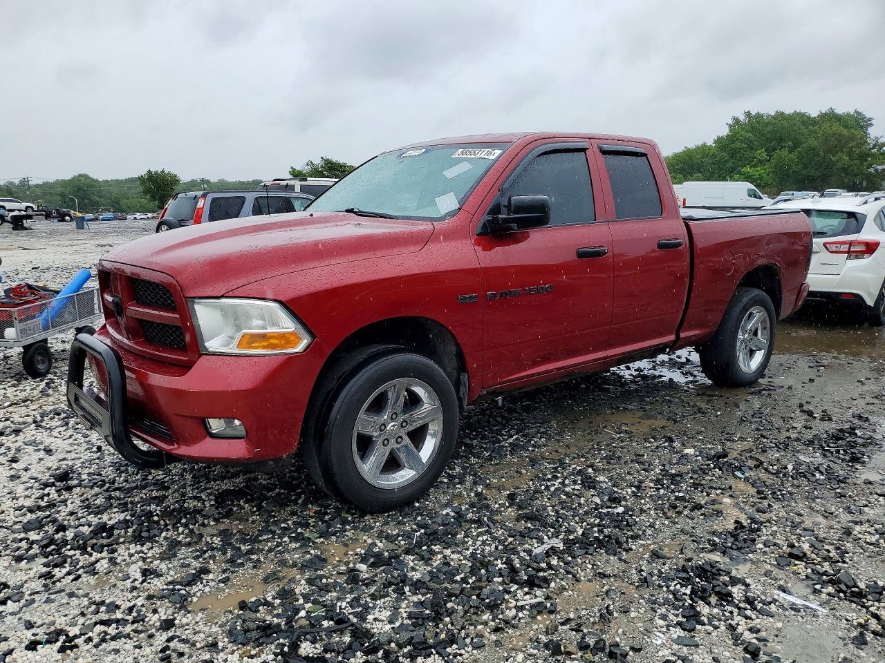 2012 Dodge 150 Ram Red vin: 1C6RD7FT5CS189685