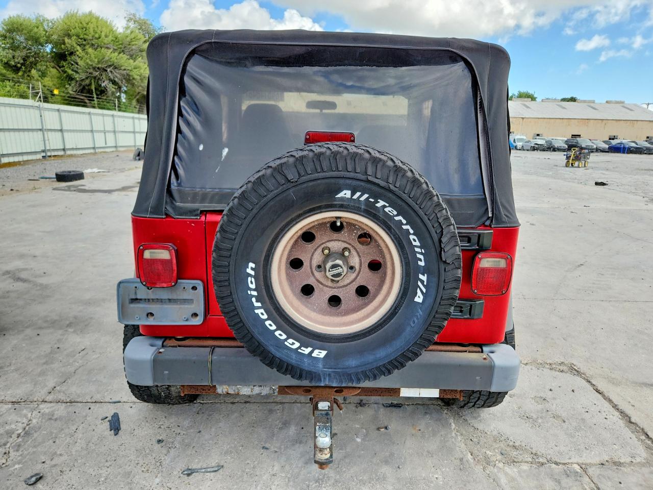 2005 Jeep Wrangler / Tj Se Red vin: 1J4FA29S35P354868