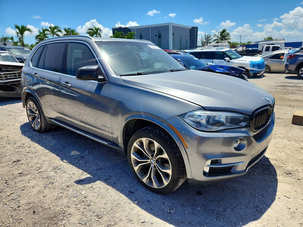 2014 Bmw X5 Xdrive35i Gray vin: 5UXKR0C54E0H21436