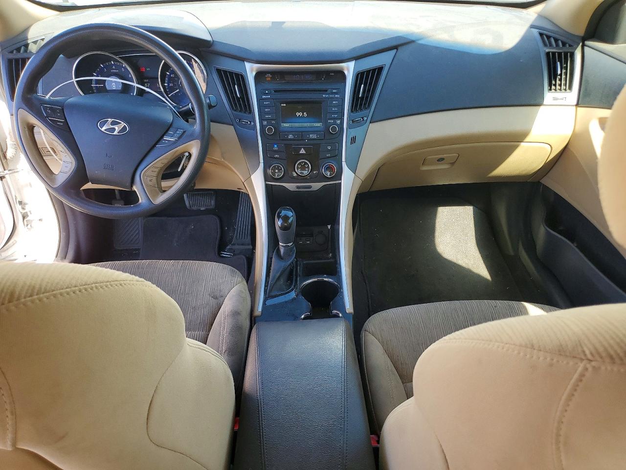 2014 Hyundai Sonata Gls White vin: 5NPEB4AC2EH914924