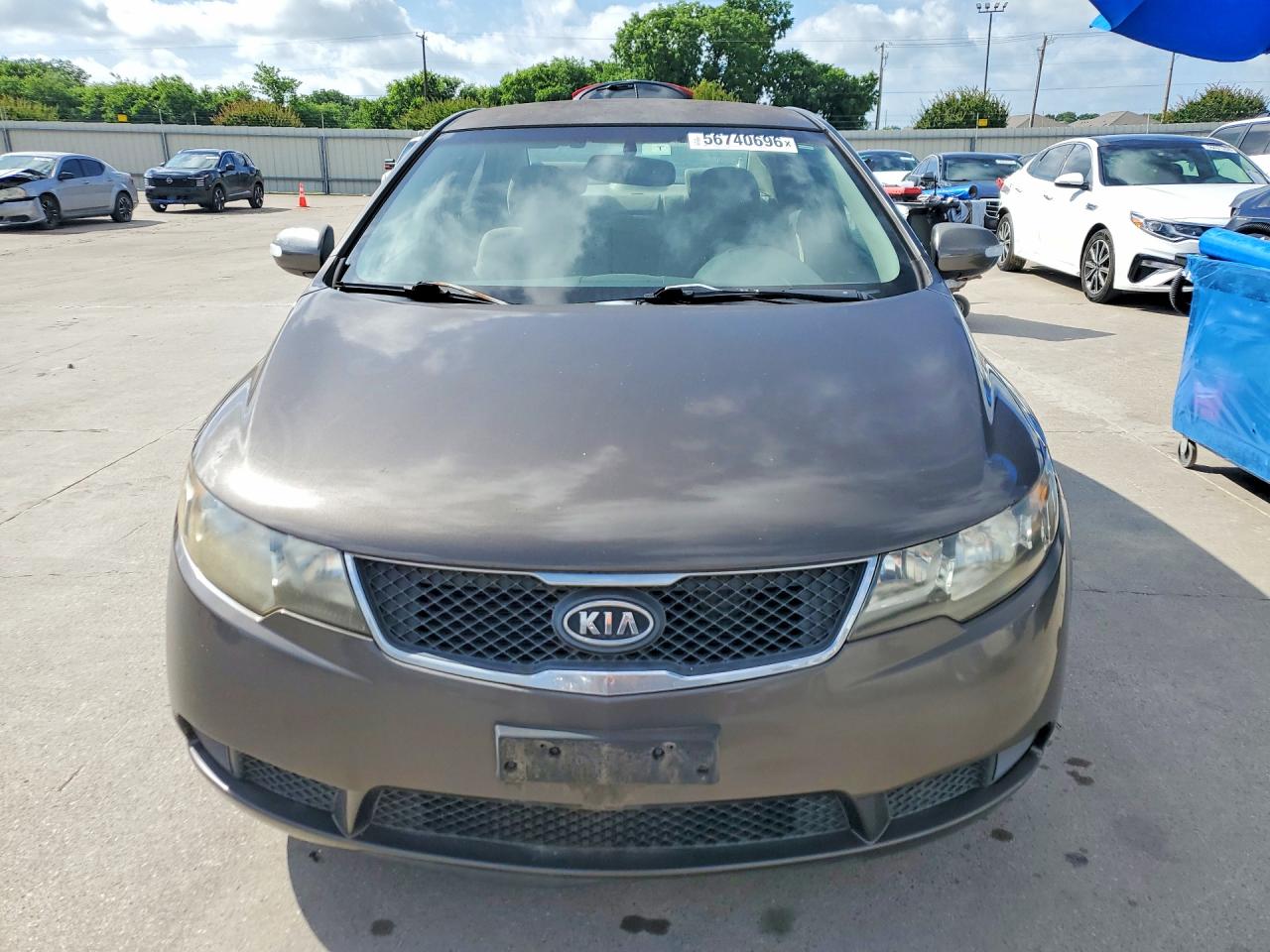 2010 Kia Forte Ex Charcoal vin: KNAFU4A20A5865476