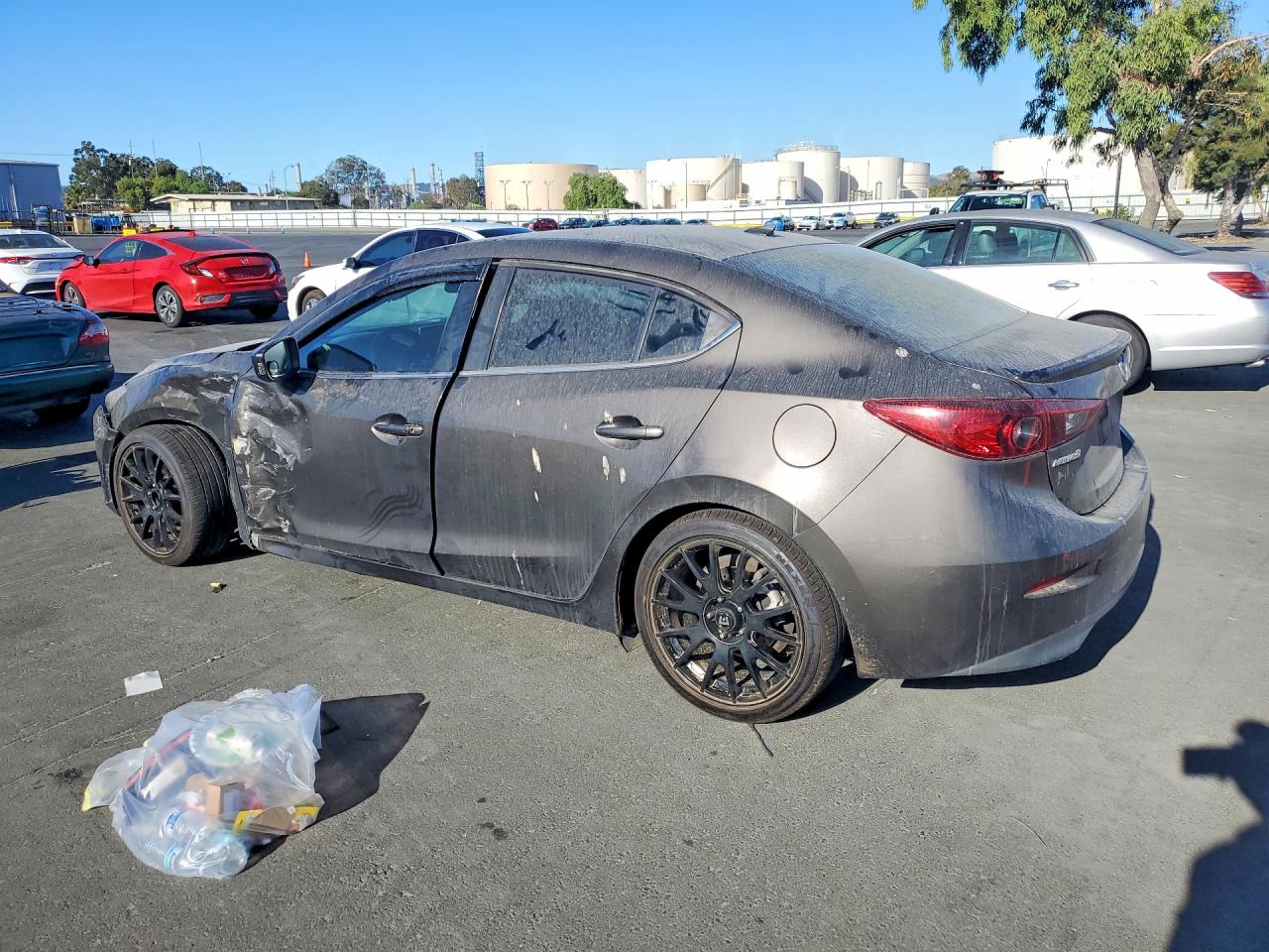 2015 Mazda 3 Gray vin: JM1BM1W73F1224650