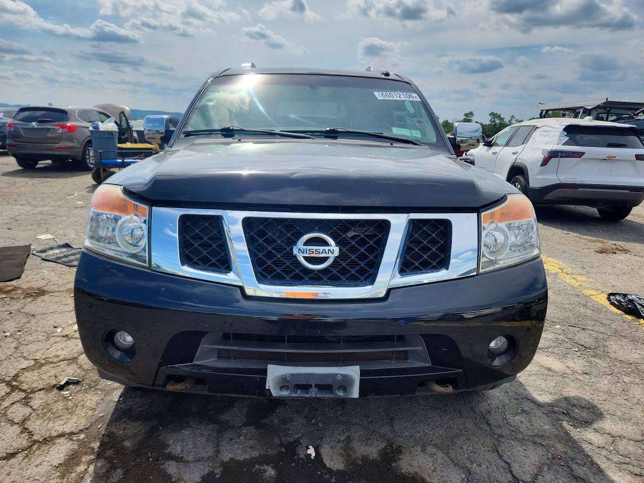 2010 Nissan Armada Platinum Черный vin: 5N1AA0NE5AN609915