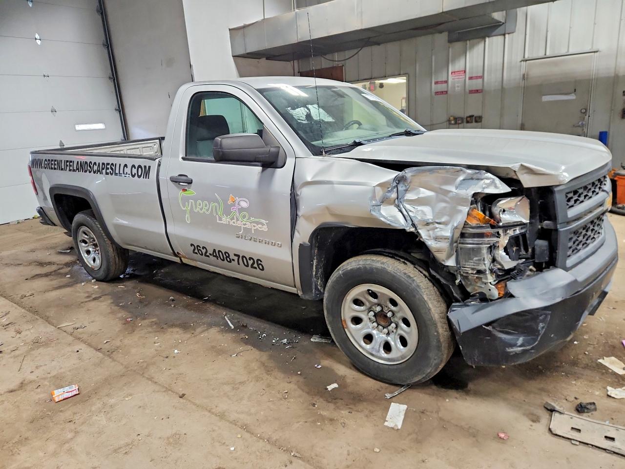 2014 Chevrolet Silverado C1500 Silver vin: 1GCNCPEH3EZ183532