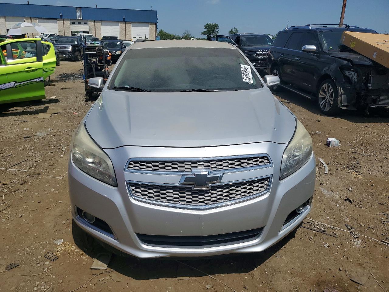 2013 Chevrolet Malibu Ltz Silver vin: 1G11H5SA4DF260574
