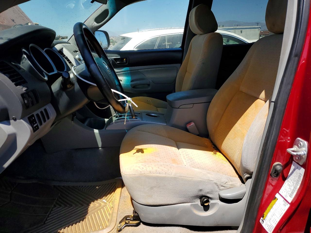 2006 Toyota Tacoma Double Cab Prerunner Long Bed Красный vin: 5TEKU72NX6Z287001