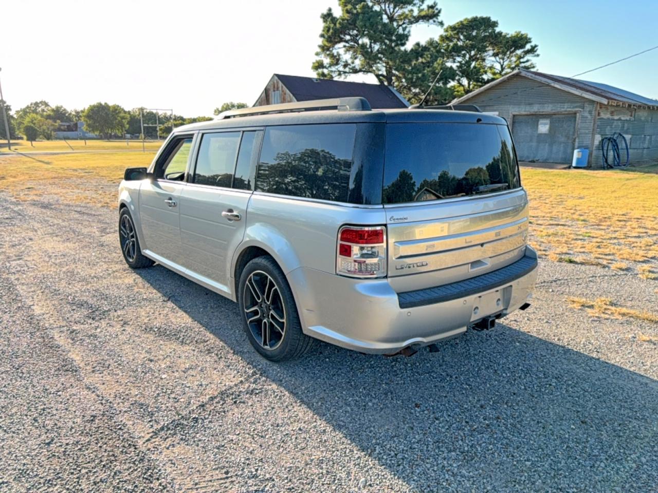 2014 Ford Flex Limited Silver vin: 2FMHK6DT1EBD23253