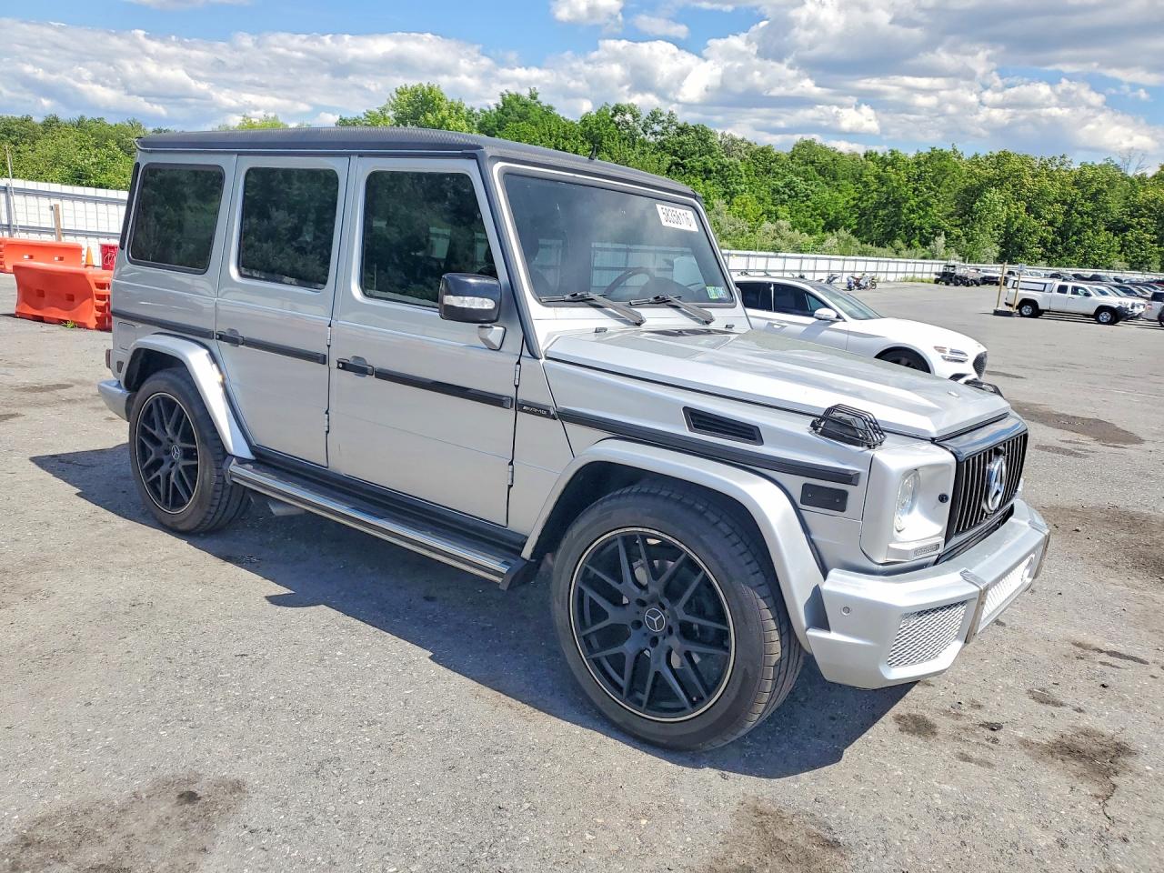 2007 Mercedes-benz G 55 Amg Silver vin: WDCYR71E57X168496