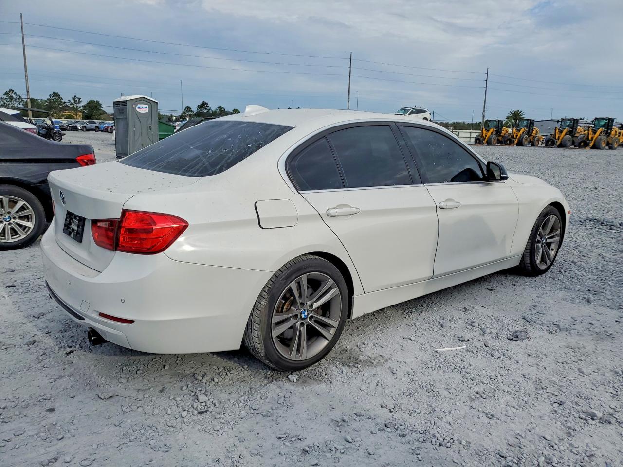 2013 Bmw Activehybrid 3 White vin: WBA3F9C57DF145365