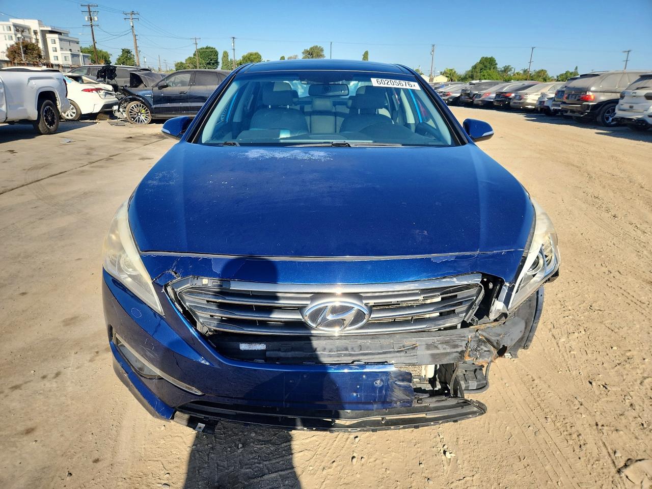 2015 Hyundai Sonata Limited Blue vin: 5NPE34AF3FH079473