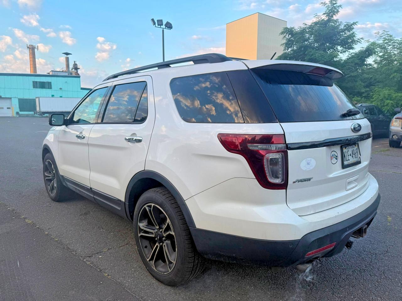 2014 Ford Explorer Sport Белый vin: 1FM5K8GT4EGÄ35701