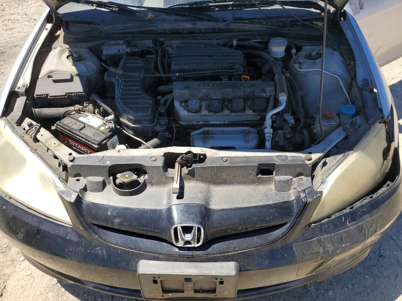 2005 Honda Civic Lx Silver vin: 1HGEM22525L072565