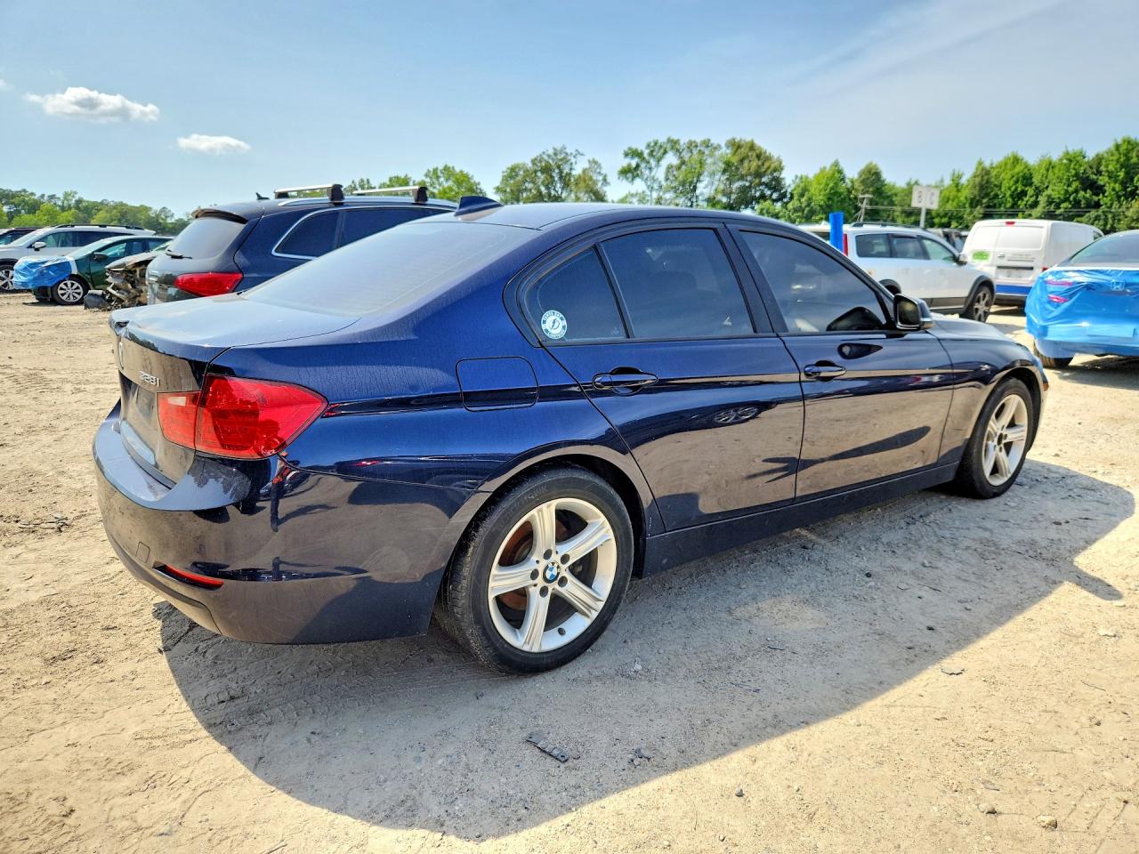 2013 Bmw 328 Xi Blue vin: WBA3B3C58DJ811834