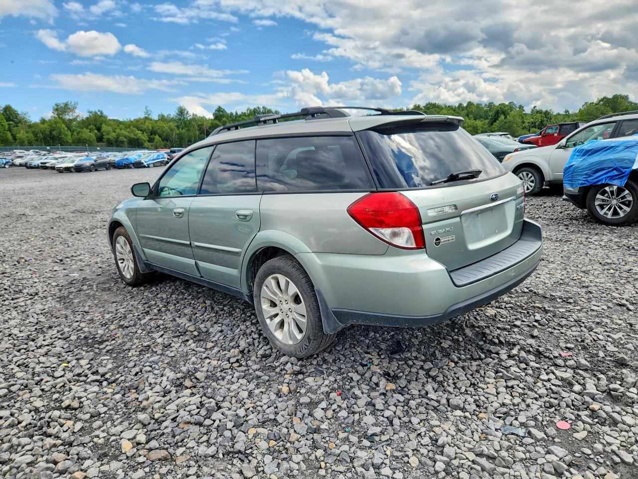 2009 Subaru Outback 2.5i Limited Green vin: 4S4BP66CX97337493