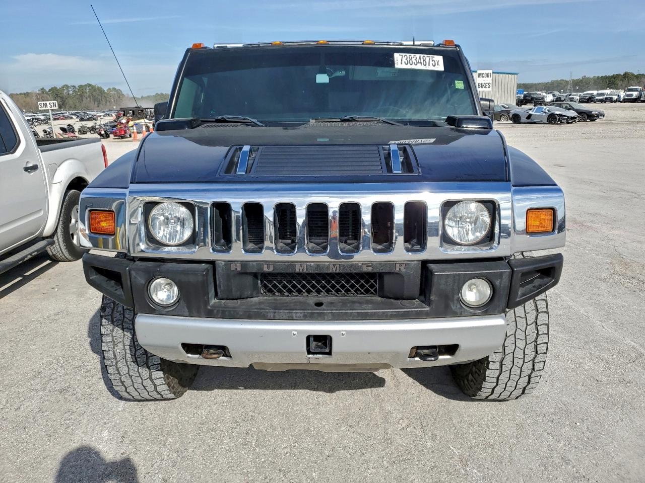 2008 Hummer H2 Черный vin: 5GRGN23828H109469