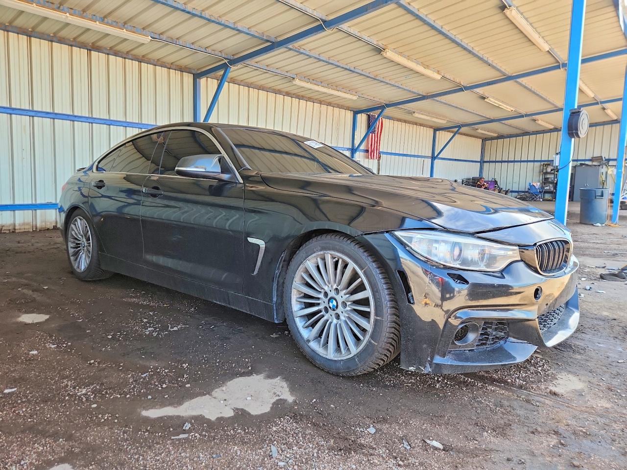 2015 Bmw 428 Xi Gran Coupe Black vin: WBA4A7C5XFD413251