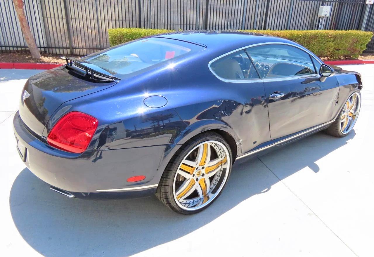 2006 Bentley Continental Gt Синий vin: SCBCR63W56C037674