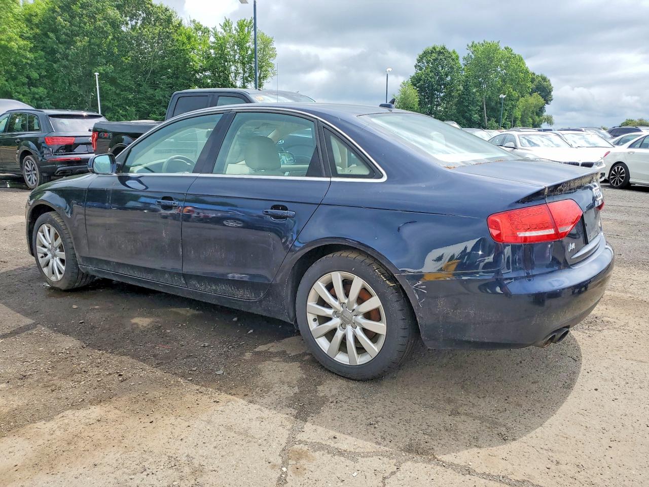 2011 Audi A4 Premium Plus Blue vin: WAUFFAFL9BN048910