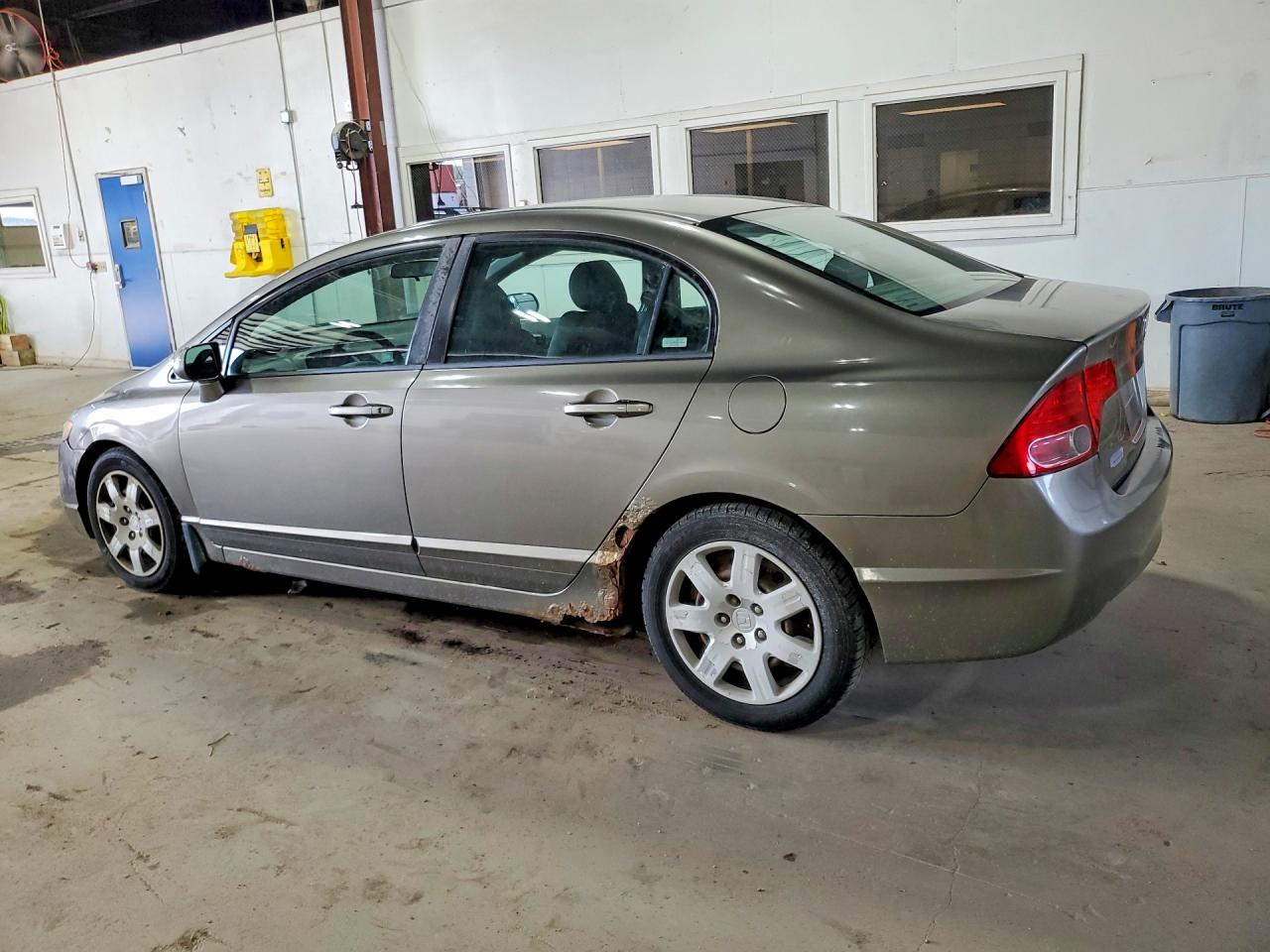 2008 Honda Civic Lx Gray vin: 2HGFA16528H335916