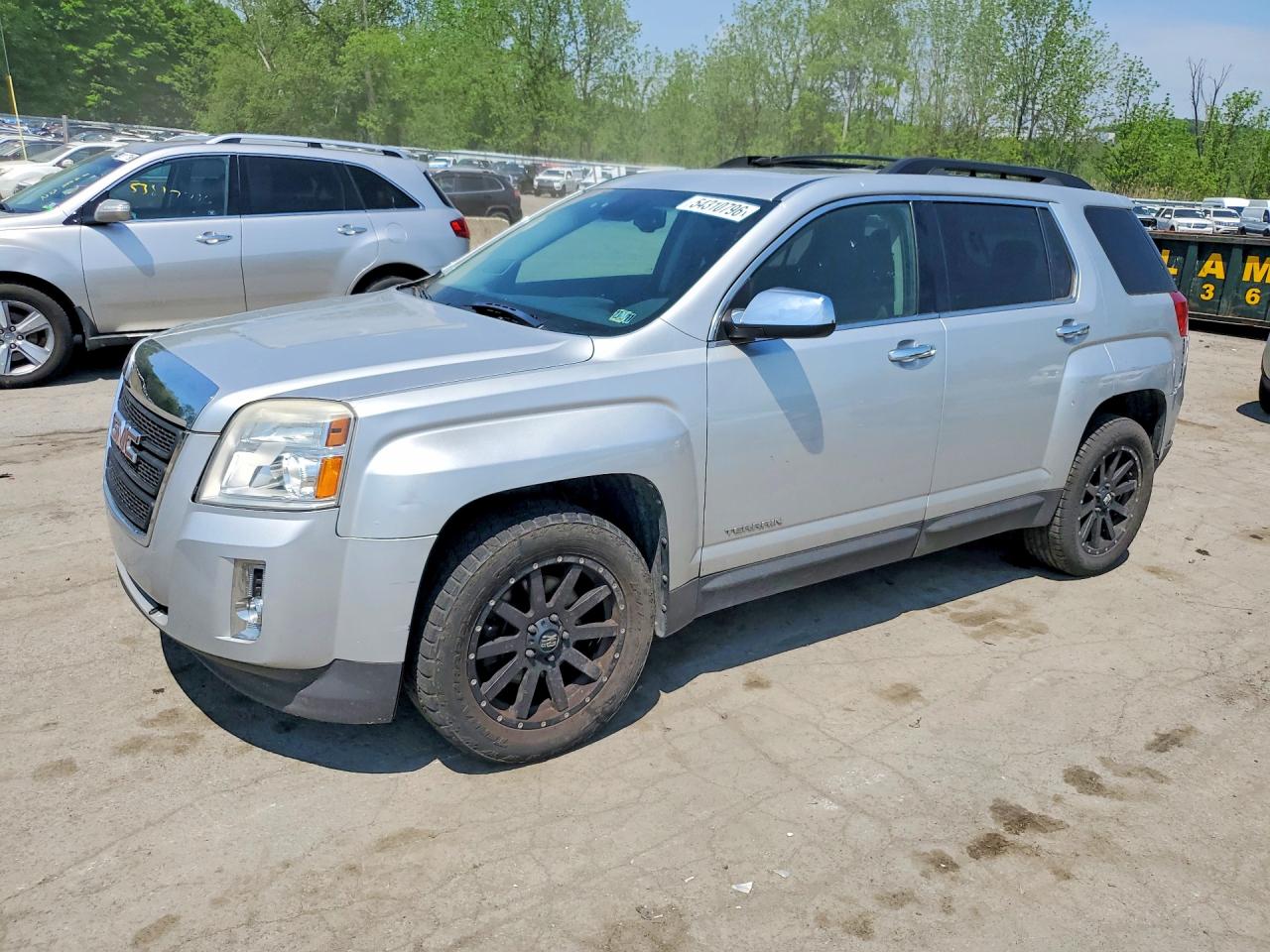 2012 Gmc Terrain Sle Silver vin: 2GKFLTE57C6216371