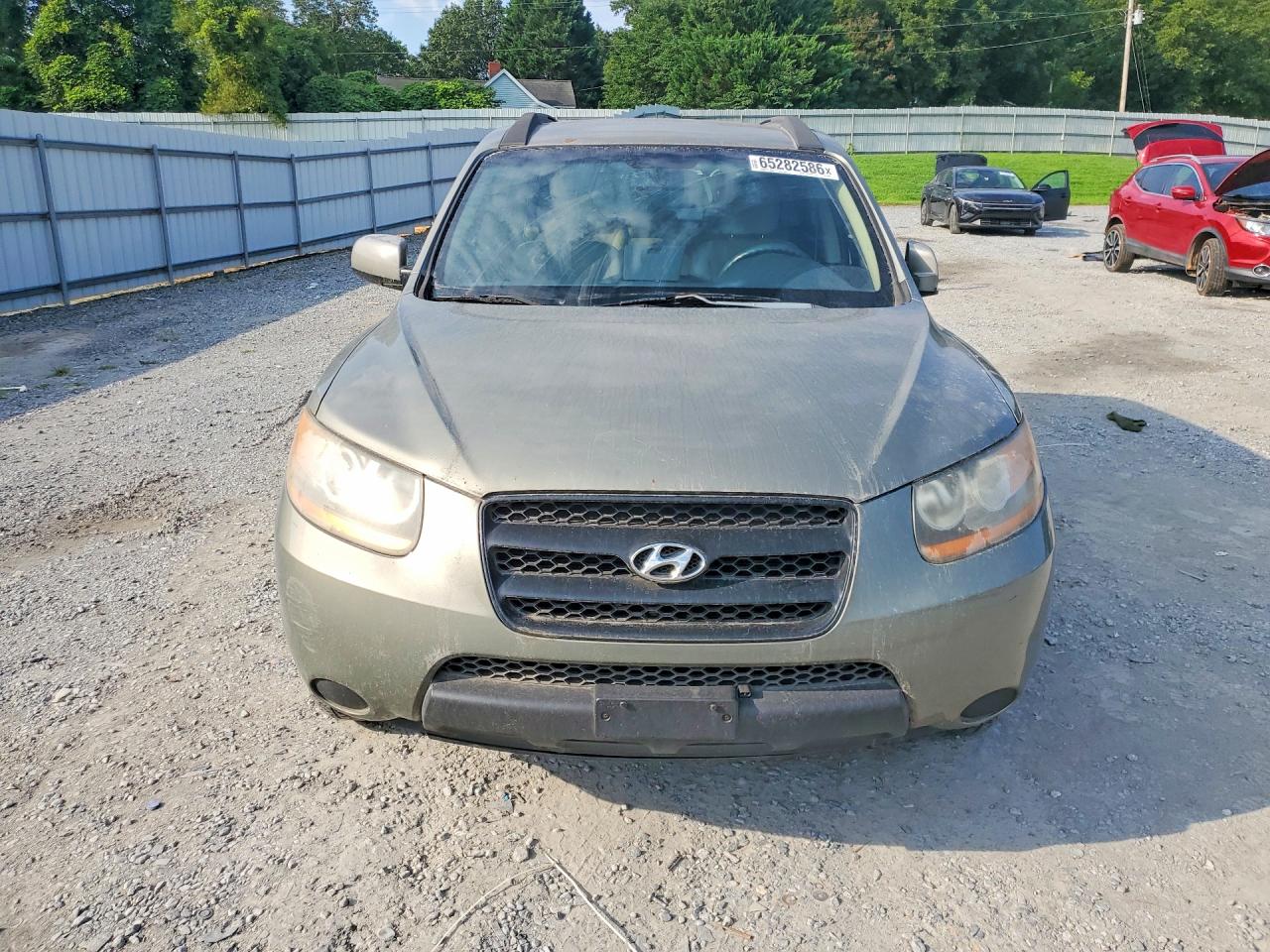 2008 Hyundai Santa Fe Gls Green vin: 5NMSG13D68H186633